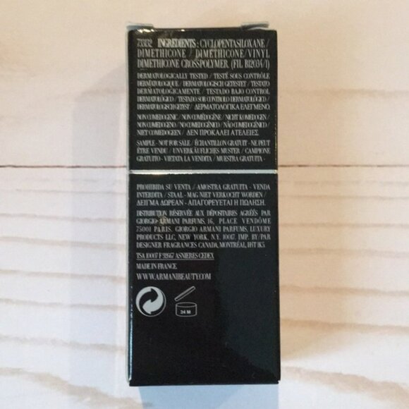 🎉NWT🎉 Giorgio Armani Fluid Master Primer Smoothing Fixing Makeup Base NEW Mini - Picture 2 of 2